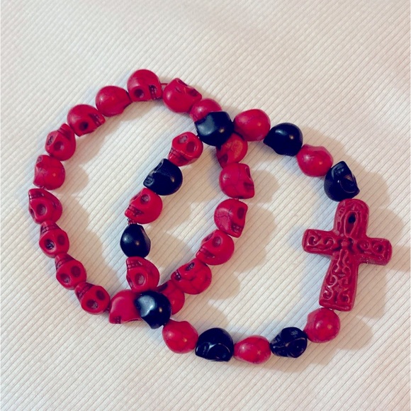 Skull Bracelet Set - Picture 1 of 1